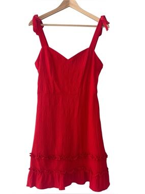 The General Good Red Mini Sundress